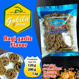 Ragi Garlic Murukku